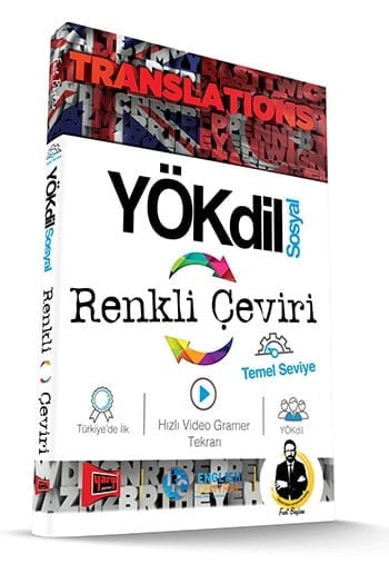 Yargı Yayınları YÖKDİL Sosyal Translations Temel Seviye Renkli Çeviri