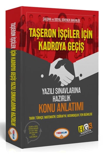 Yediiklim Yayınları Taşeron İşçiler İçin Kadroya Geçiş Yazılı Sınavlarına Hazırlık Konu Anlatımı