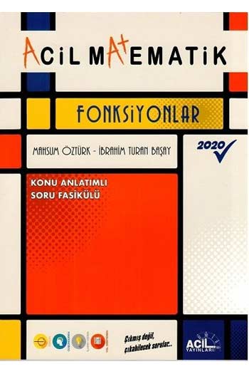 Acil Yayınları Fonksiyonlar Konu Anlatımlı Soru Fasikülü