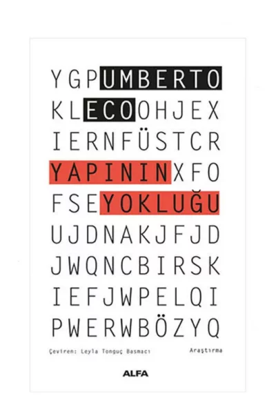 Alfa Yayınları Yapının Yokluğu