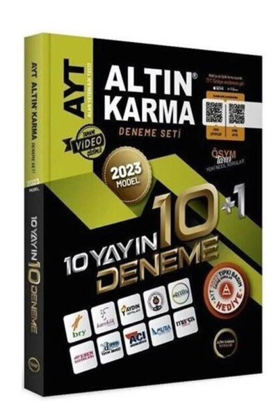 Altın Karma Yayınları 2023 AYT 10+1 Deneme