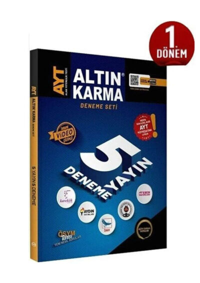Altın Karma Yayınları AYT Tüm Dersler 1.Dönem 5 Deneme