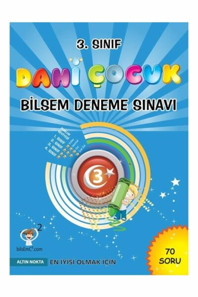 Altın Nokta Yayınları 3. Sınıf Dahi Çocuk Bilsem Deneme Sınavı