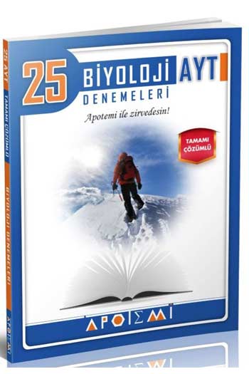 Apotemi Yayınları AYT Biyoloji Tamamı Çözümlü 25’li Denemeleri