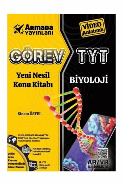 Armada Yayınları YKS TYT Biyoloji Görev Konu Kitabı
