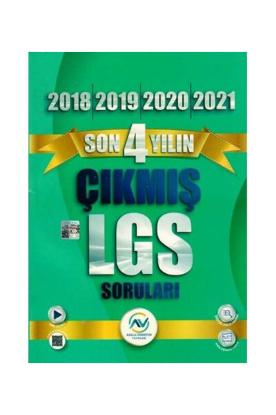 Av Akıllı Versiyon Yayınları 8. Sınıf LGS Son 3 Yılın Çıkmış Sorular
