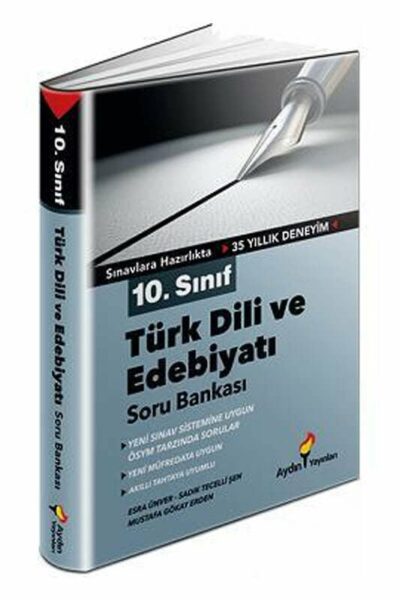 Aydın Yayınları 10. Sınıf Türk Dili ve Edebiyatı Soru Bankası