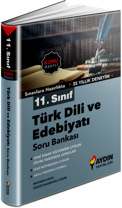Aydın Yayınları 11. Sınıf Türk Dili ve Edebiyatı Konu Özetli Soru Bankası