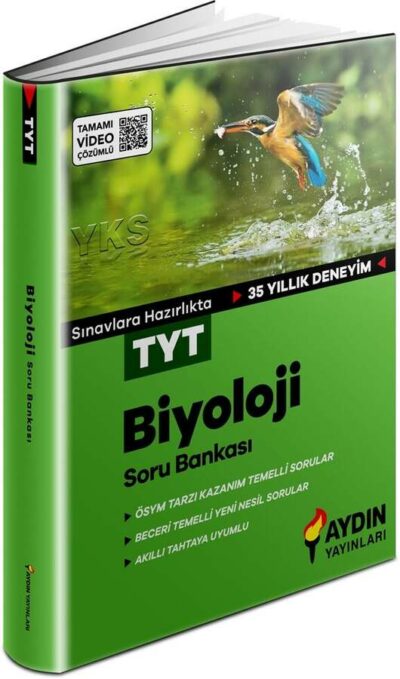 Aydın Yayınları 2022 TYT Biyoloji Soru Bankası
