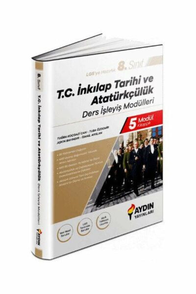 Aydın Yayınları 8. Sınıf LGS İnkılap Tarihi ve Atatürkçülük Ders İşleyiş Modülleri