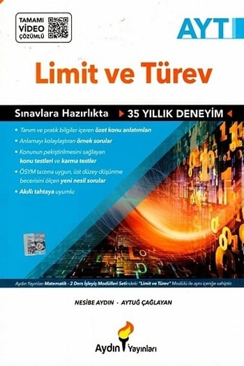 Aydın Yayınları AYT Limit ve Türev