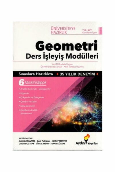 Aydın Yayınları TYT AYT Geometri Ders İşleyiş Modülleri