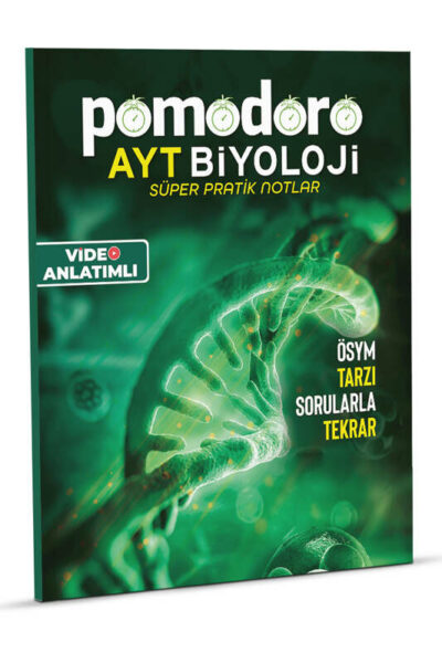 Pomodoro Yayınları AYT Biyoloji Konu Soru Süper Pratik Notlar