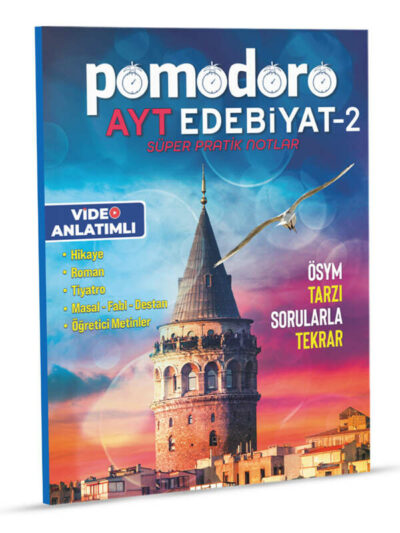 Pomodoro Yayınları AYT Edebiyat-2 Konu Soru Süper Pratik Notlar