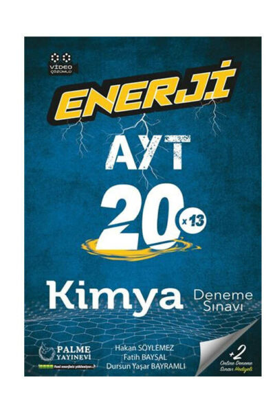 Palme Yayıncılık AYT Enerji Kimya 20x13 Deneme Sınavı