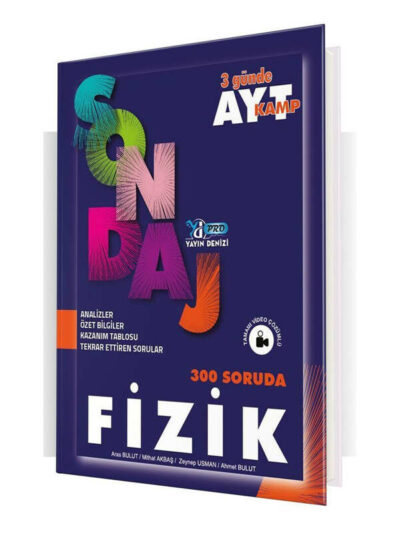 Yayın Denizi Yayınları AYT Fizik Pro 300 Soruda Sondaj Kamp