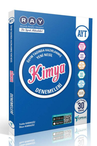 Toprak Yayıncılık AYT Kimya Deneme Kitabı