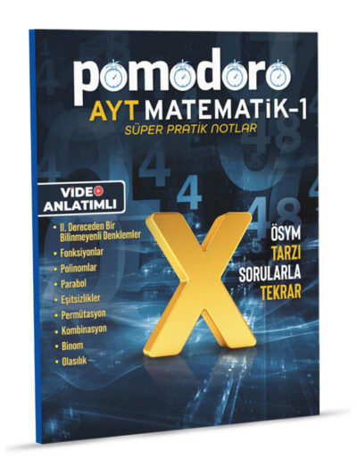 Pomodoro Yayınları AYT Matematik-1 Konu Soru Süper Pratik Notlar