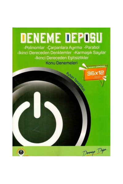 Acil Yayınları AYT Matematik Polinomlar, Çarpanlara Ayırma, Parabol Deneme Deposu