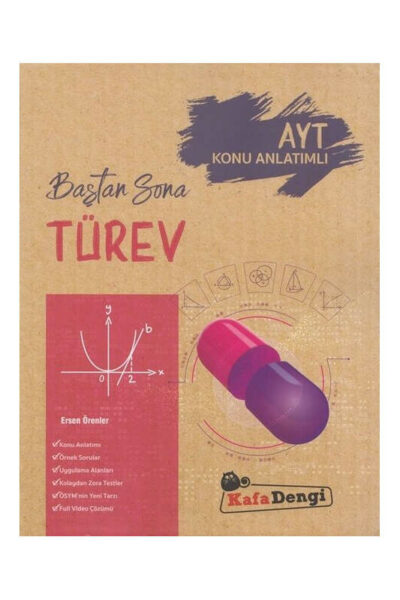 Kafa Dengi Yayınları AYT Türev Baştan Sona Konu Anlatımlı