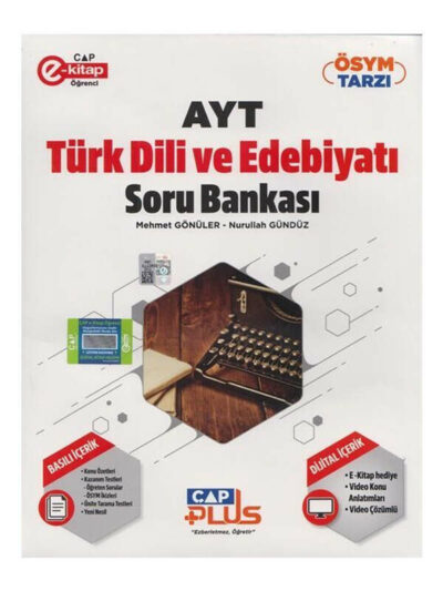 Çap Yayınları AYT Türk Dili ve Edebiyatı Plus Serisi Soru Bankası