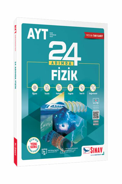 Sınav Yayınları AYT Fizik 24 Adımda Konu Anlatımlı Soru Bankası