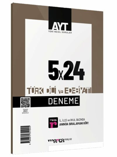 Marka Yayınları AYT Türk Dili ve Edebiyatı 5x24 Deneme