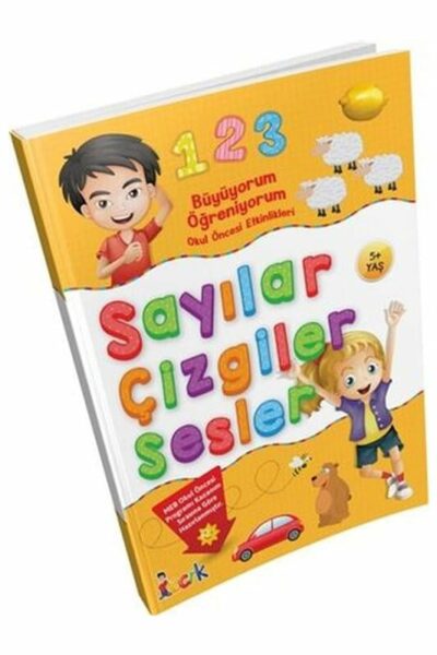 Bıcırık Yayınları Büyüyorum Öğreniyorum Okul Öncesi Etkinlikleri Sayılar Çizgiler Sesler