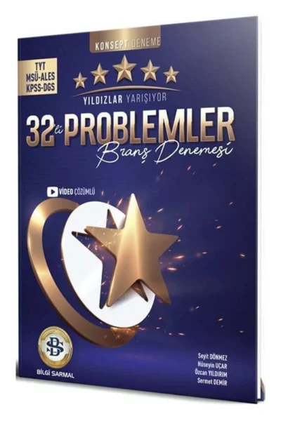 Bilgi Sarmal Yayınları 2024 TYT MSÜ ALES KPSS DGS Problemler 32 Branş Denemesi
