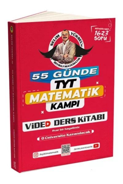 Bıyıklı Matematik 55 Günde TYT Matematik Kampı Video Ders Kitabı