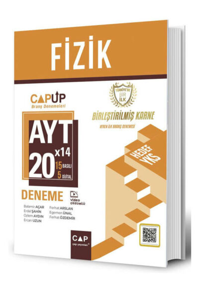 Çap Yayınları 2023 AYT Fizik 20x14 Up Deneme Sınavı