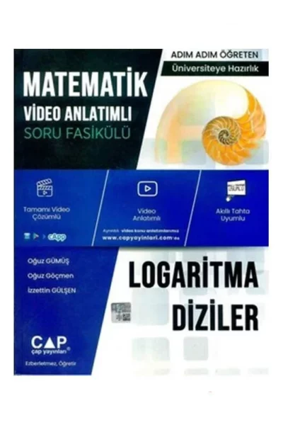 Çap Yayınları 2024 Matematik Logaritma Diziler Konu Anlatımlı Soru Bankası