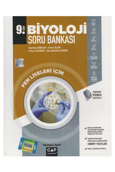 Çap Yayınları 9.Sınıf Fen Lisesi Biyoloji Soru Bankası