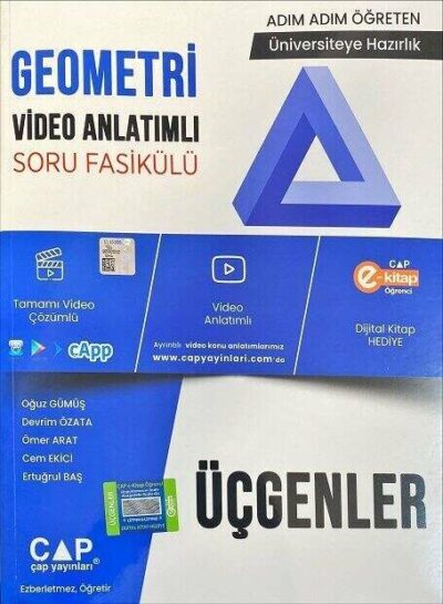 Çap Yayınları Üniversite Hazırlık Geometri Konu Anlatımlı Soru Fasikülü