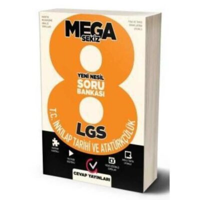 Cevap Yayınları 8. Sınıf LGS Mega TC. İnkılap Tarihi ve Atatürkçülük Soru Bankası