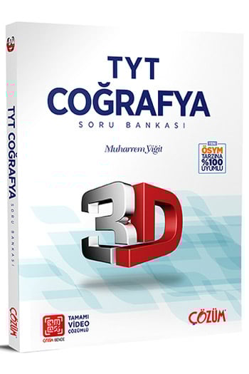 Çözüm Yayınları TYT Coğrafya 3D Soru Bankası