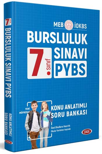 Data Yayınları 7. Sınıf Bursluluk Sınavı Konu Anlatımlı Soru Bankası PYBS - İOKBS