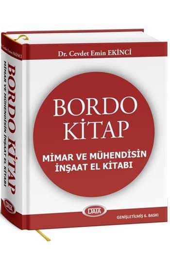 Data Yayınları Bordo Kitap - Mimar ve Mühendisin İnşaat El Kitabı