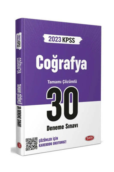 Data Yayınları 2023 KPSS Coğrafya Tamamı Çözümlü 30 Deneme