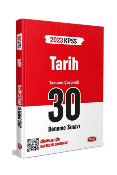 Data Yayınları 2023 KPSS Tarih Tamamı Çözümlü 30 Deneme