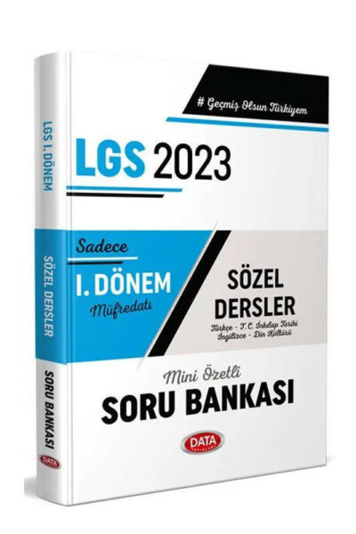 Data Yayınları 2023 LGS 1. Dönem Sözel Soru Bankası