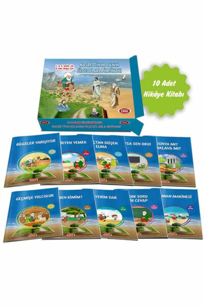 Data Yayınları 3. ve 4. Sınıflar İçin Nasrettin Hoca'nın Filozoflarla İmtihanı 10’lu Hikaye Seti