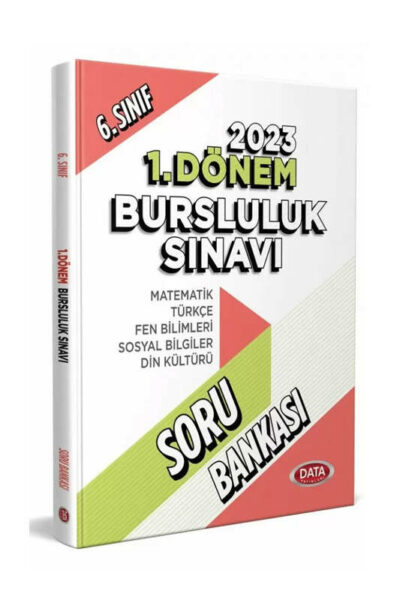 Data Yayınları 6. Sınıf 1. Dönem Bursluluk Sınavı Soru Bankası