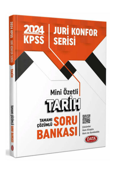 Data Yayınları 2024 KPSS Juri Konfor Serisi Tarih Tamamı Çözümlü Soru Bankası