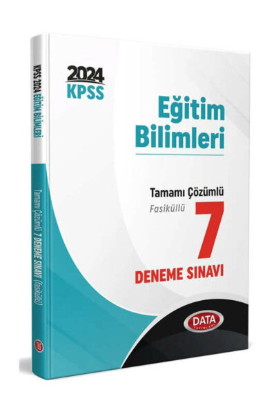 Data Yayınları 2024 KPSS Eğitim Bilimleri Tamamı Çözümlü 7 Deneme