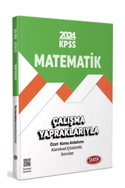 Data Yayınları 2024 KPSS Matematik Çalışma Yapraklarıyla Özet Konu Anlatımı