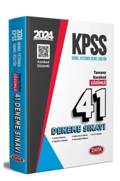 Data Yayınları 2024 KPSS GK-GY 41 Deneme Sınavı
