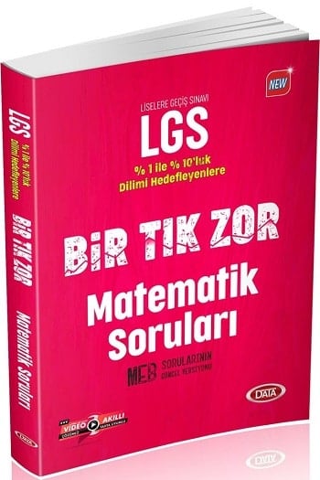 Data Yayınları LGS Bir Tık Zor Matematik Soruları