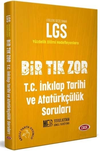 Data Yayınları LGS Bir Tık Zor T.C. İnkılap Tarihi ve Atatürkçülük Soruları