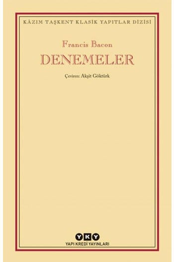 Denemeler Yapı Kredi Yayınları